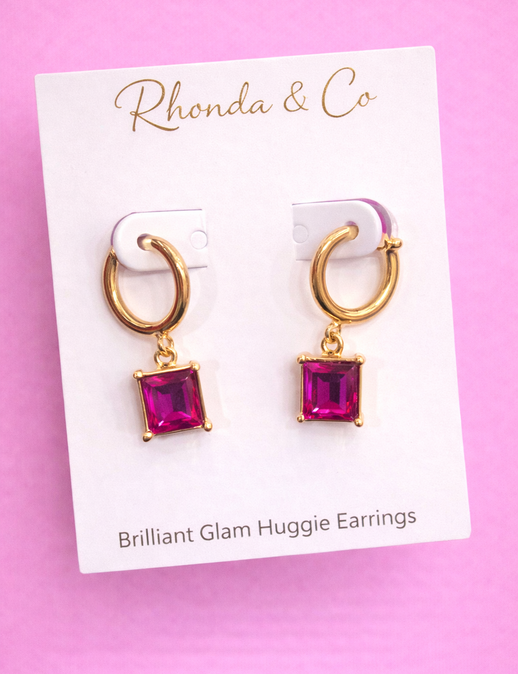 Modern Muse Huggie Earrings