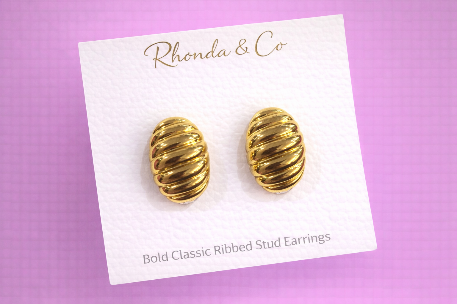Ribbed Studs