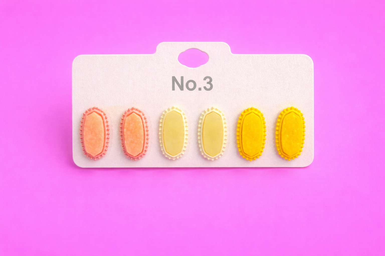 Sunset Sorbet Stud trio