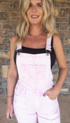 Risen pink overalls