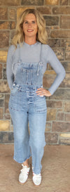 Risen crop overalls