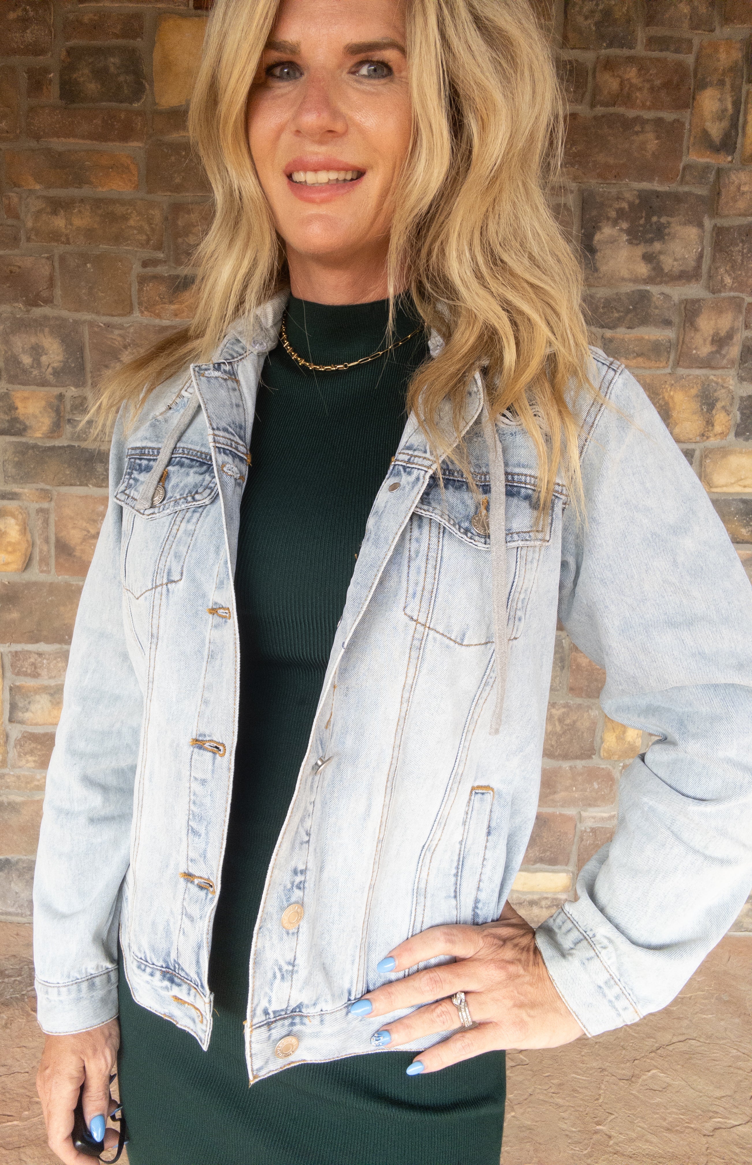 Risen denim jacket