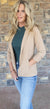 Ruched blazer