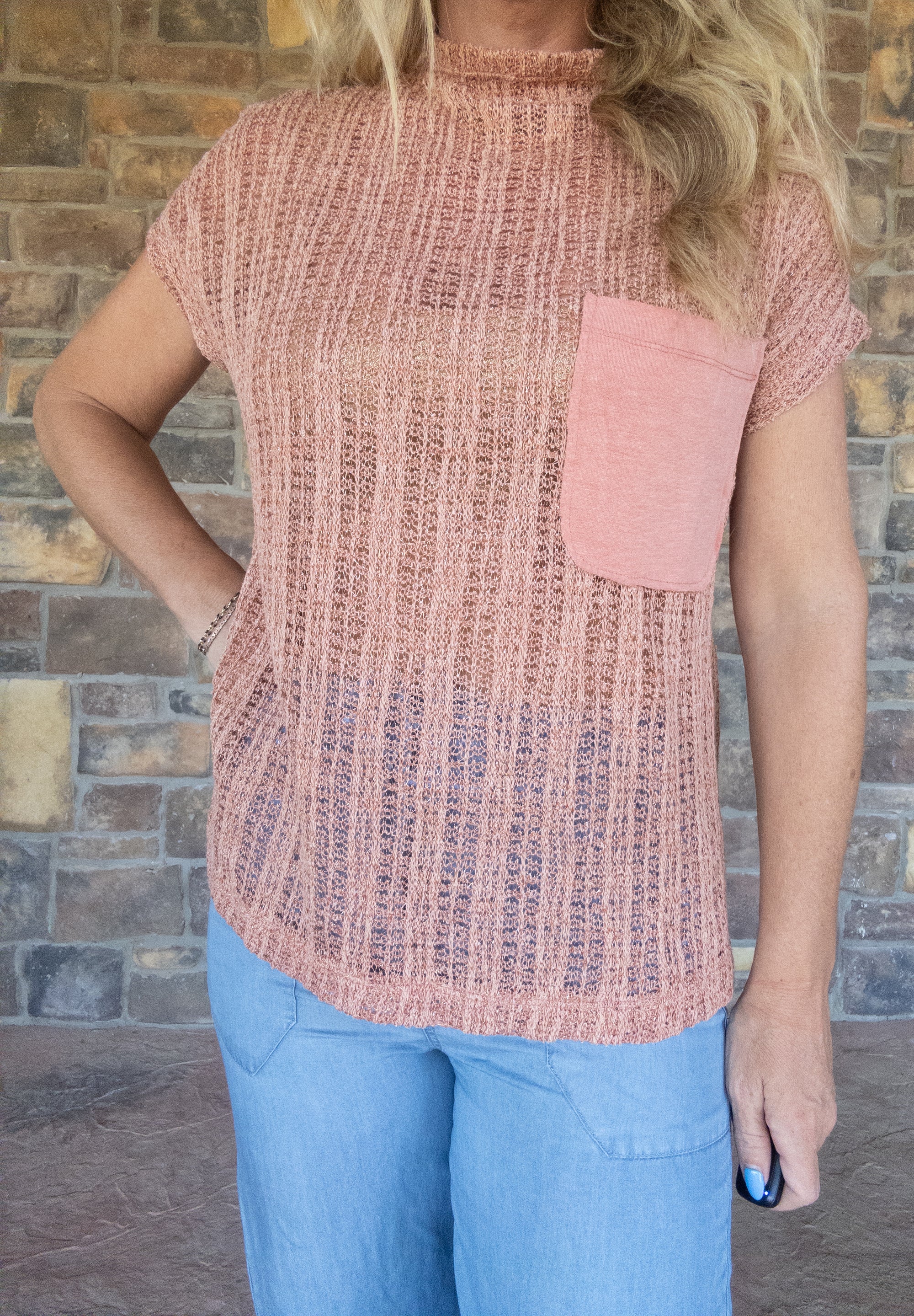 Rusted Short sleeve top