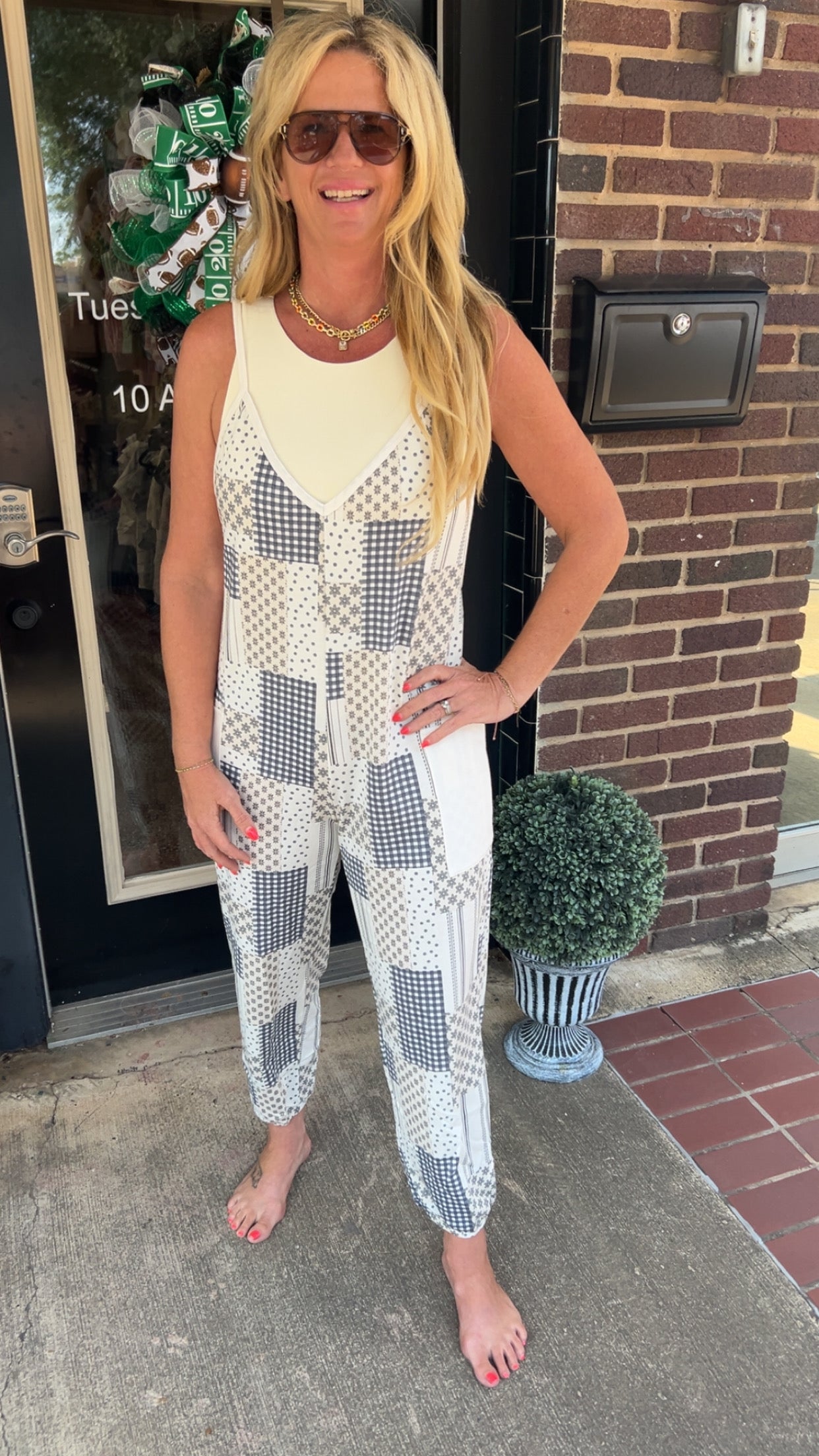 Patchwork romper
