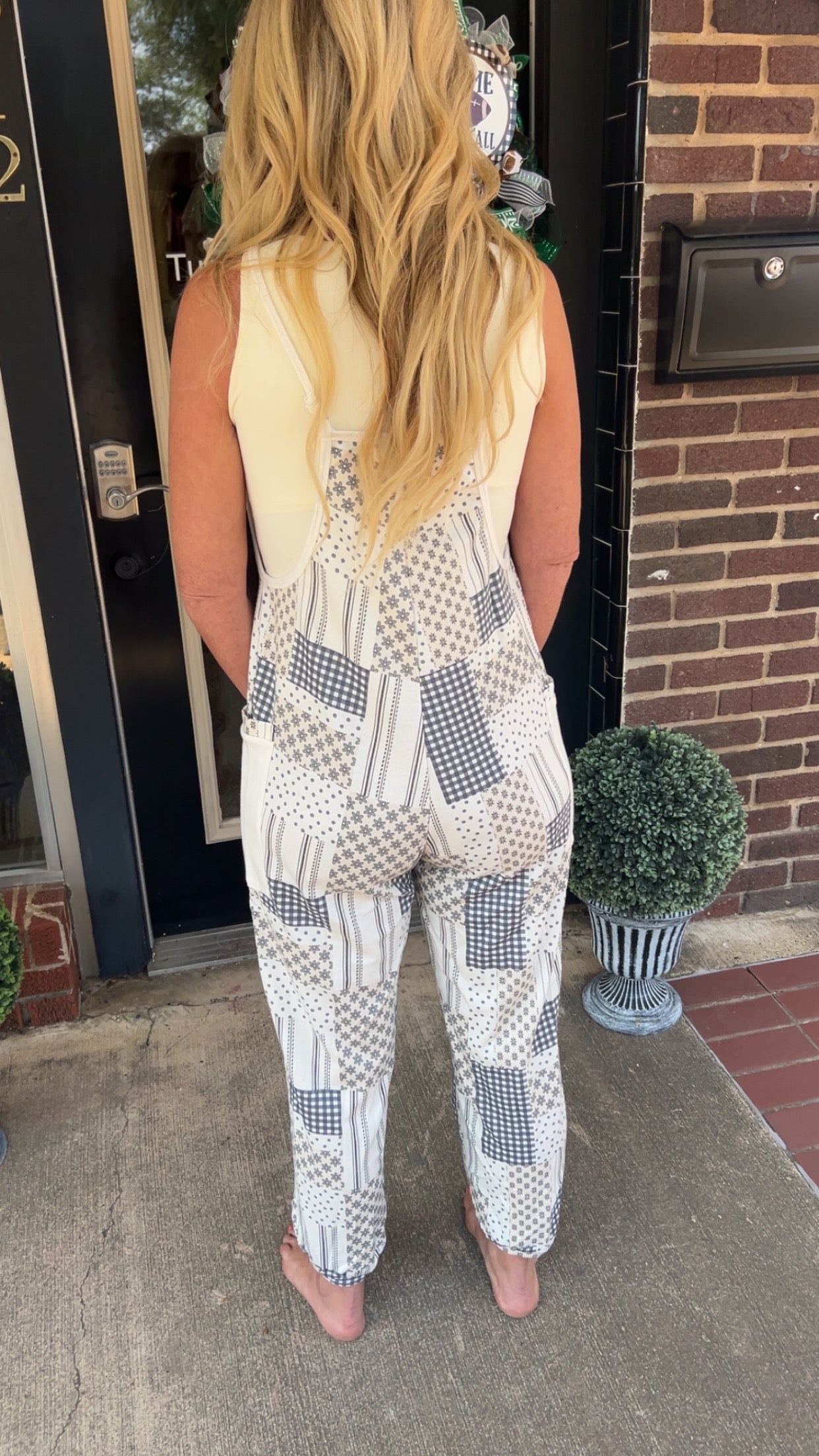 Patchwork romper