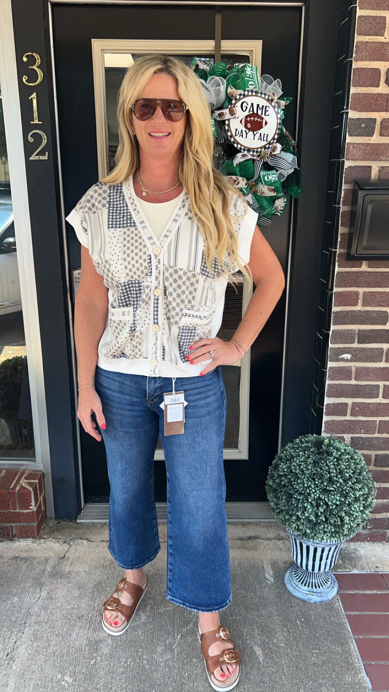 Patchwork vest