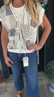 Patchwork vest