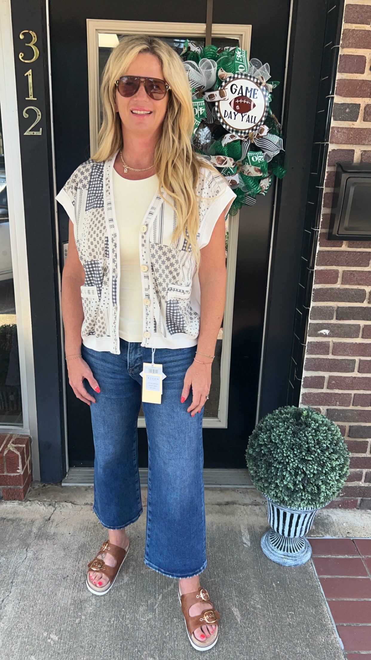Patchwork vest