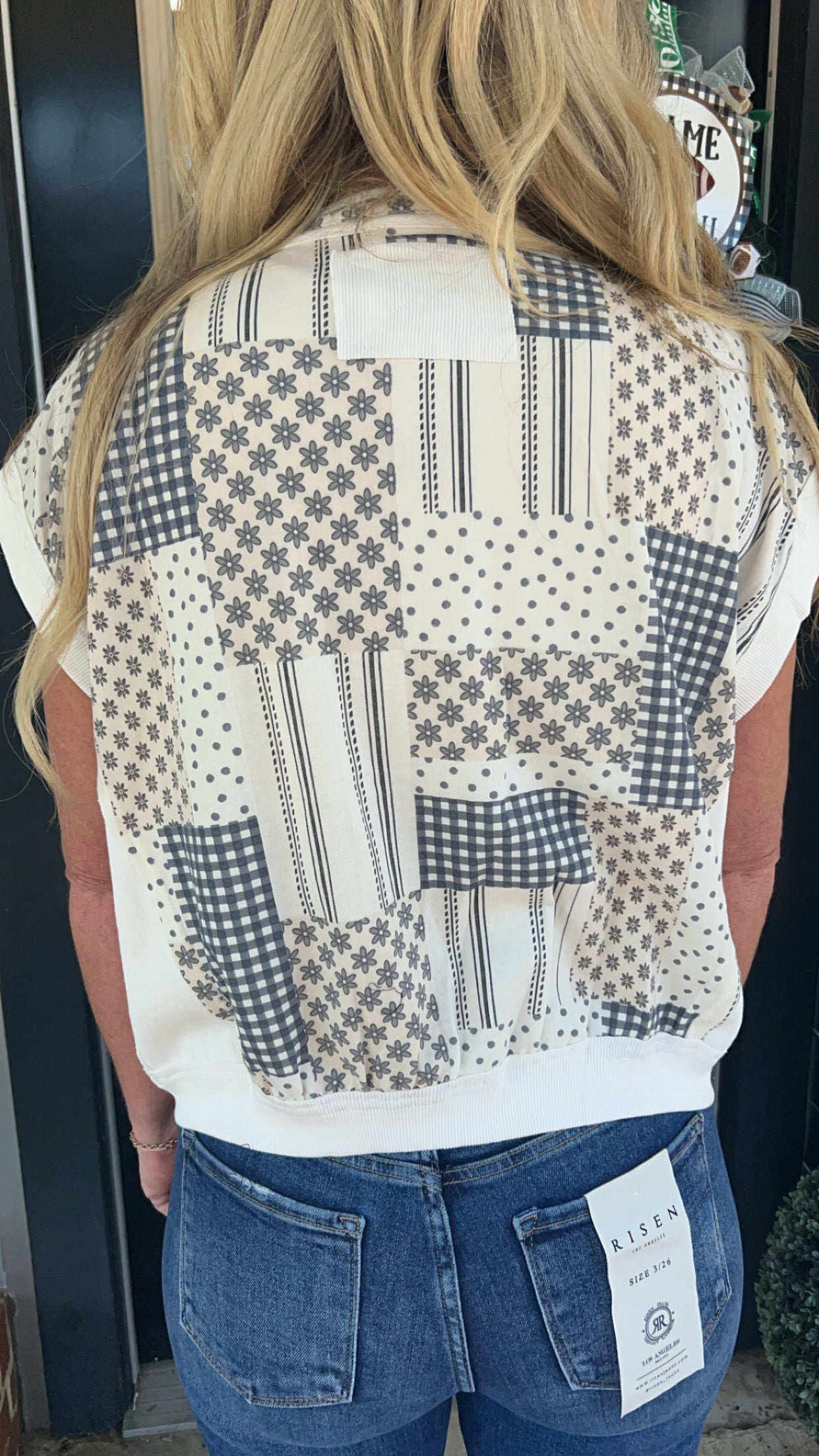 Patchwork vest