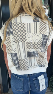 Patchwork vest