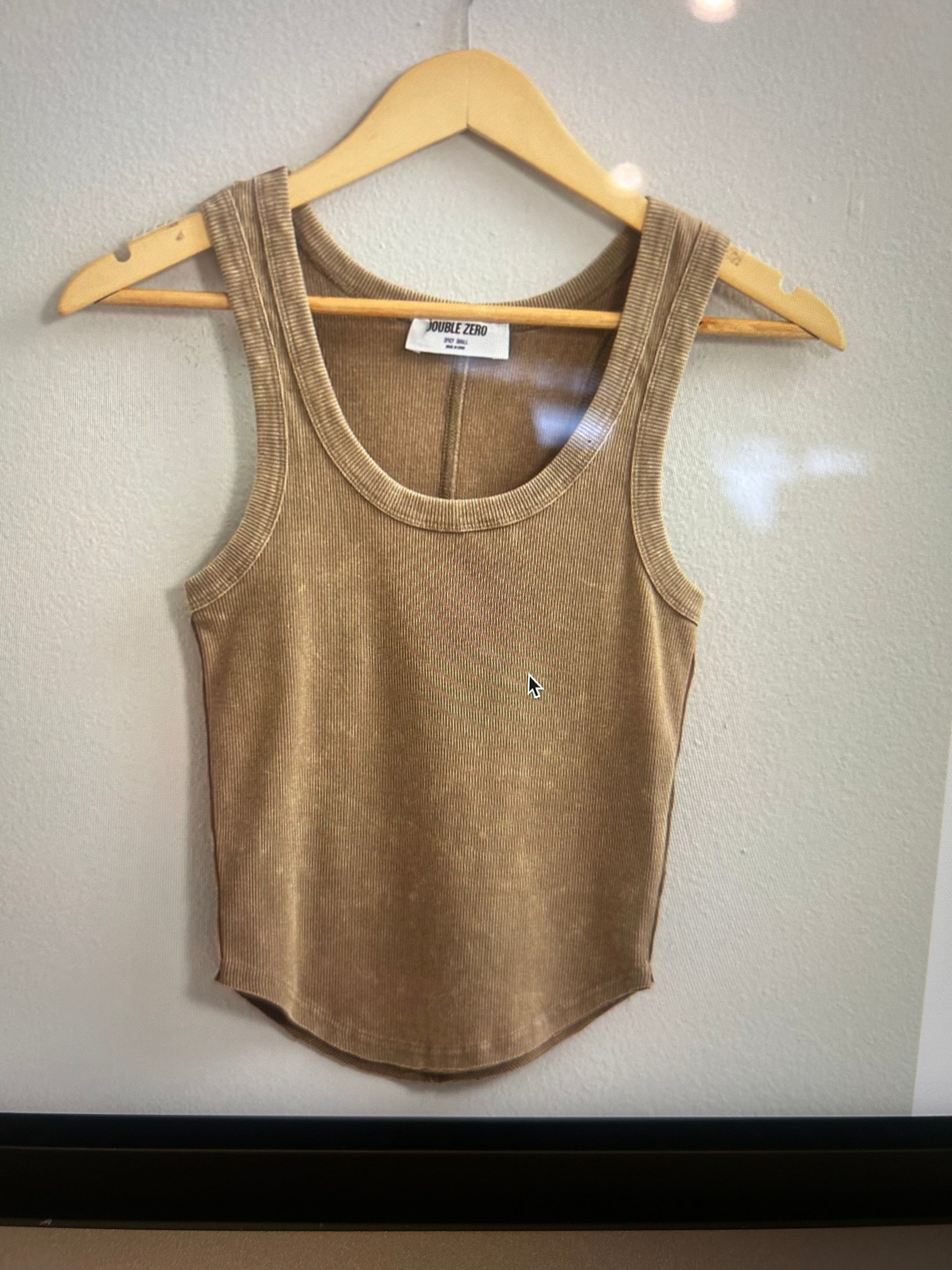 Acid wash mocha tank