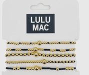 Lulu Mac colorful bracelet stack