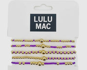 Lulu Mac colorful bracelet stack