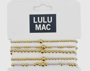 Lulu Mac colorful bracelet stack