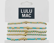 Lulu Mac colorful bracelet stack