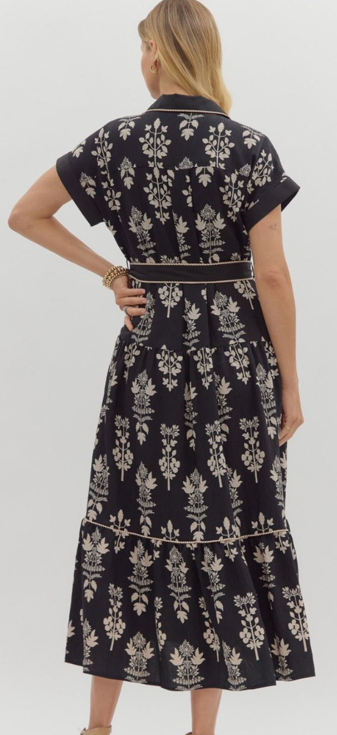 Botanical charm dress
