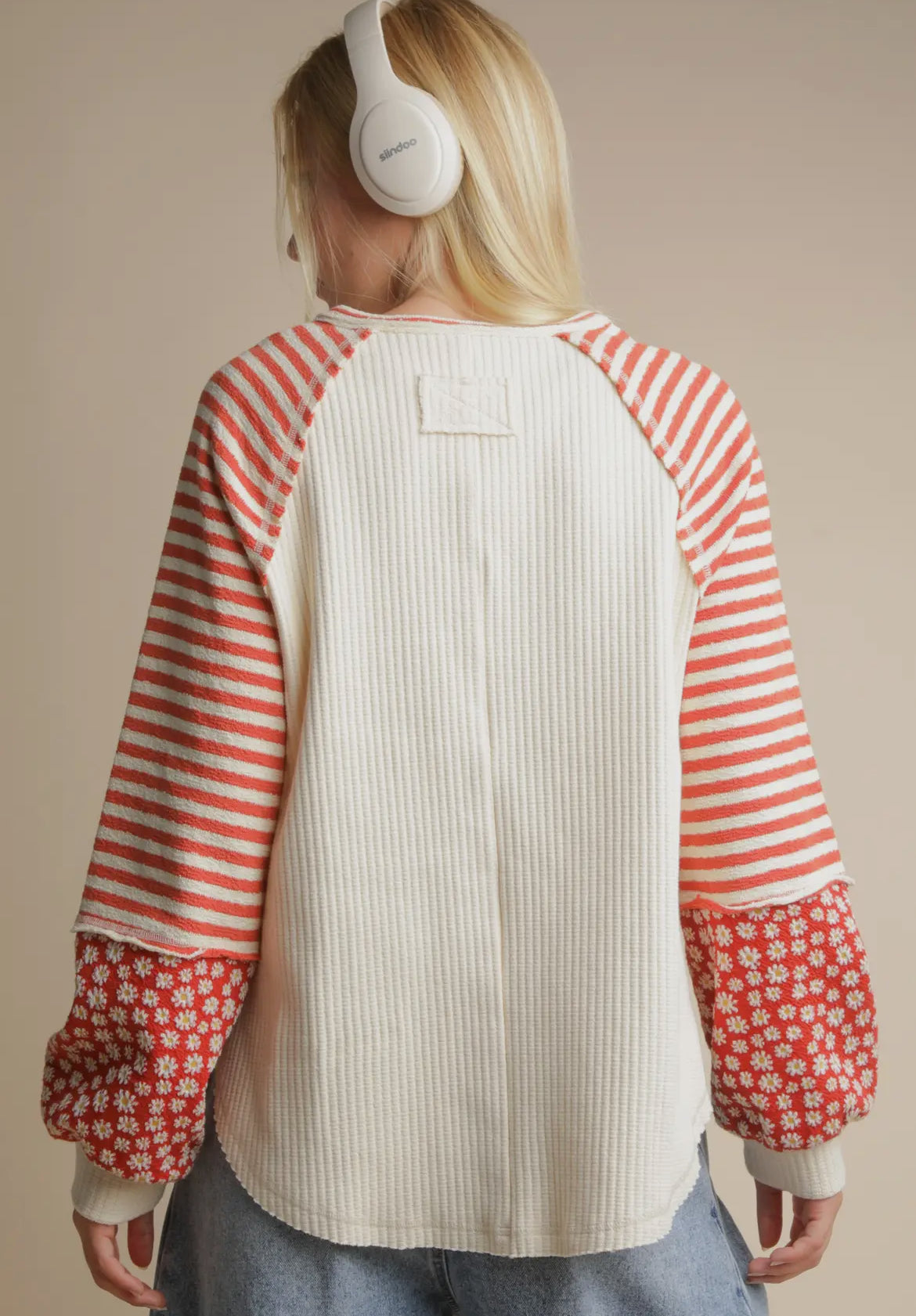 Sunset Mix Sleeve Pullover