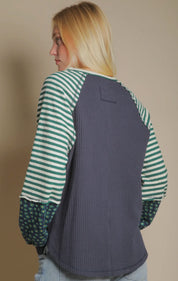 Midnight Mix Sleeve Pullover