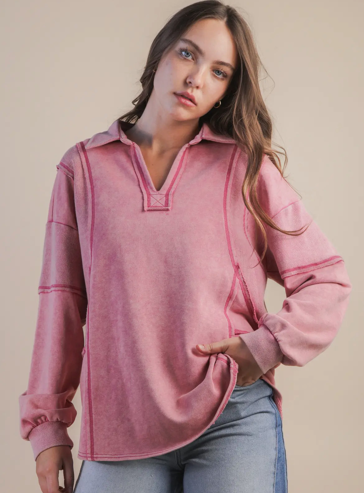 Plum pullover