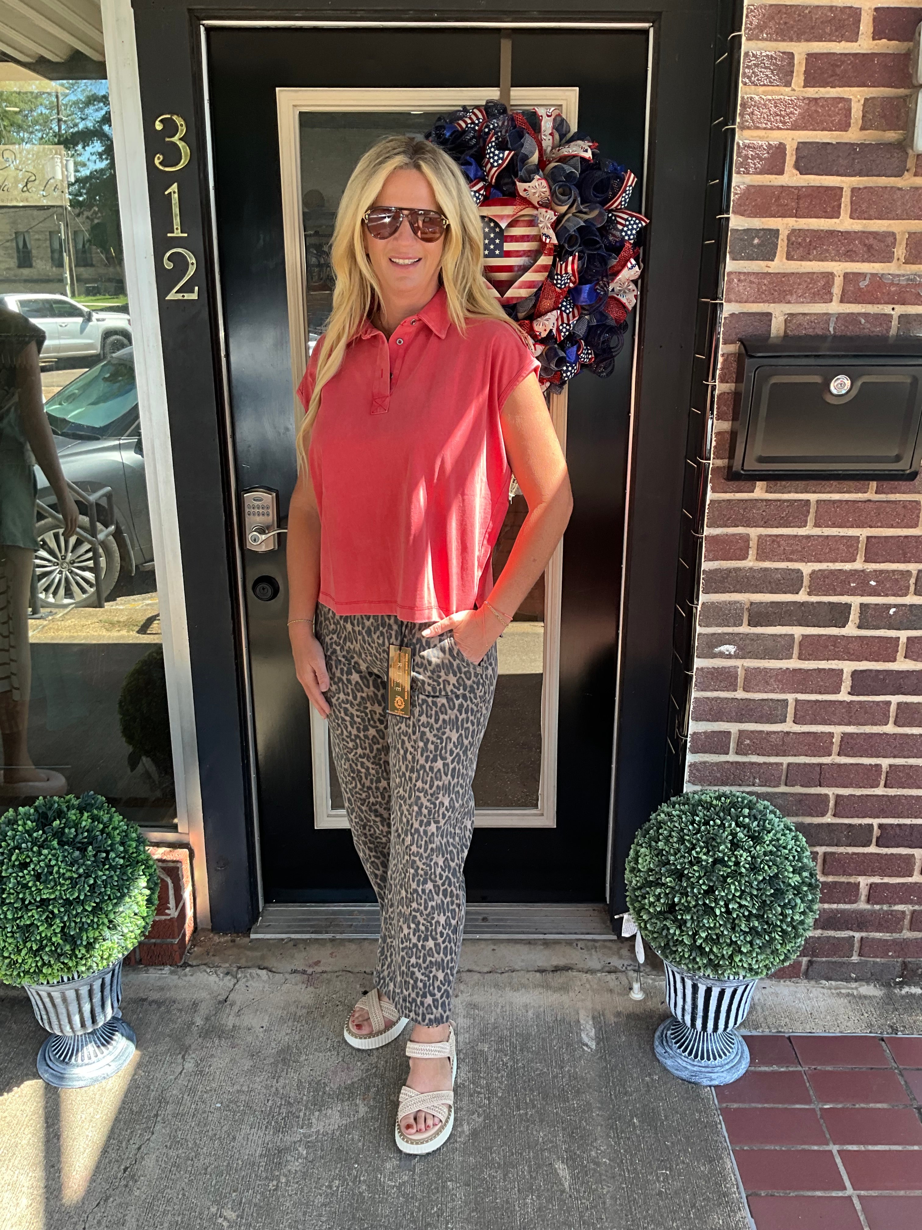 Sunset relaxed polo