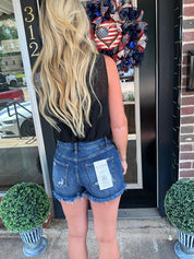 Rhinestone rebel - risen shorts
