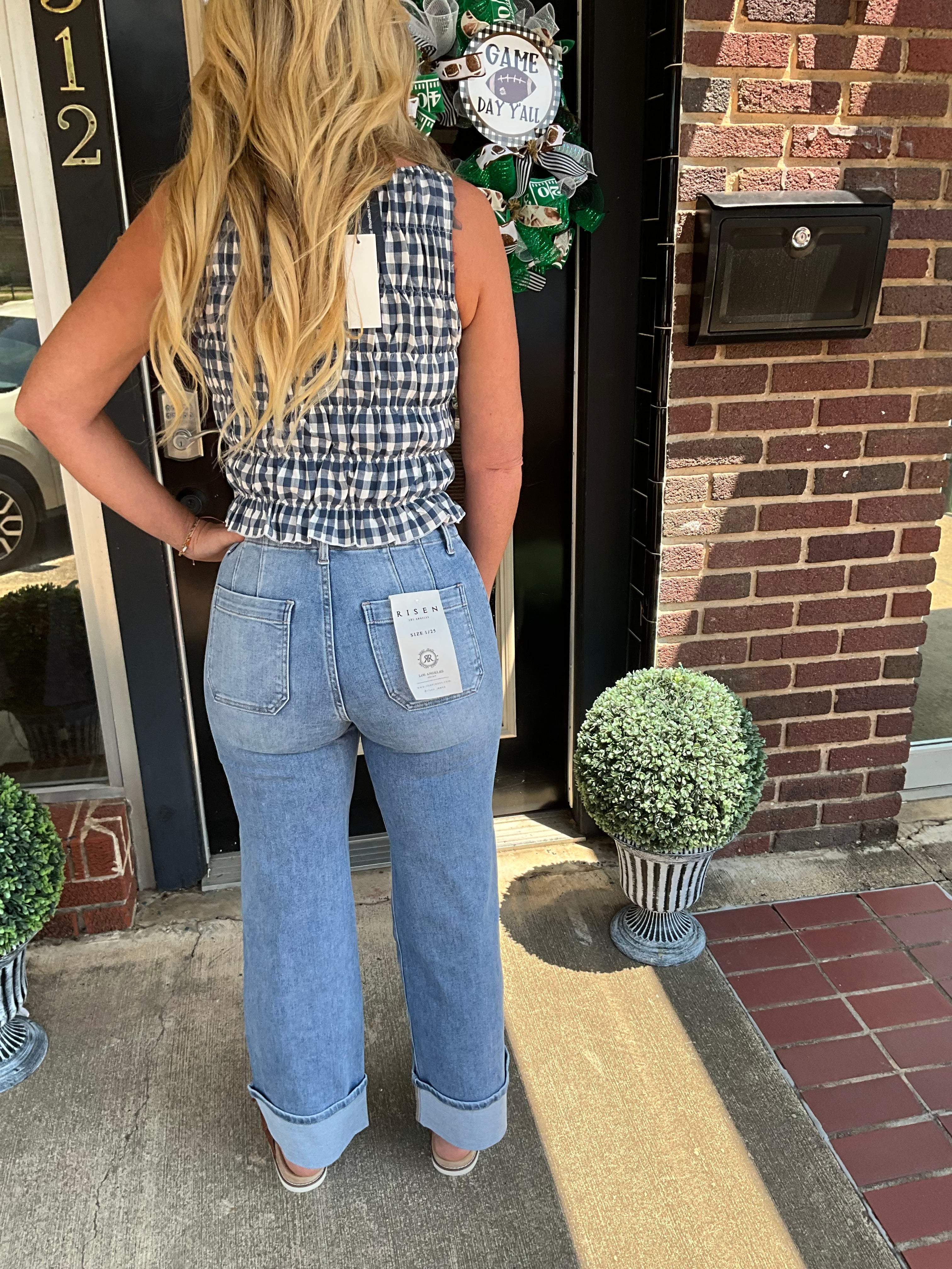 Hometown honey gingham TOP