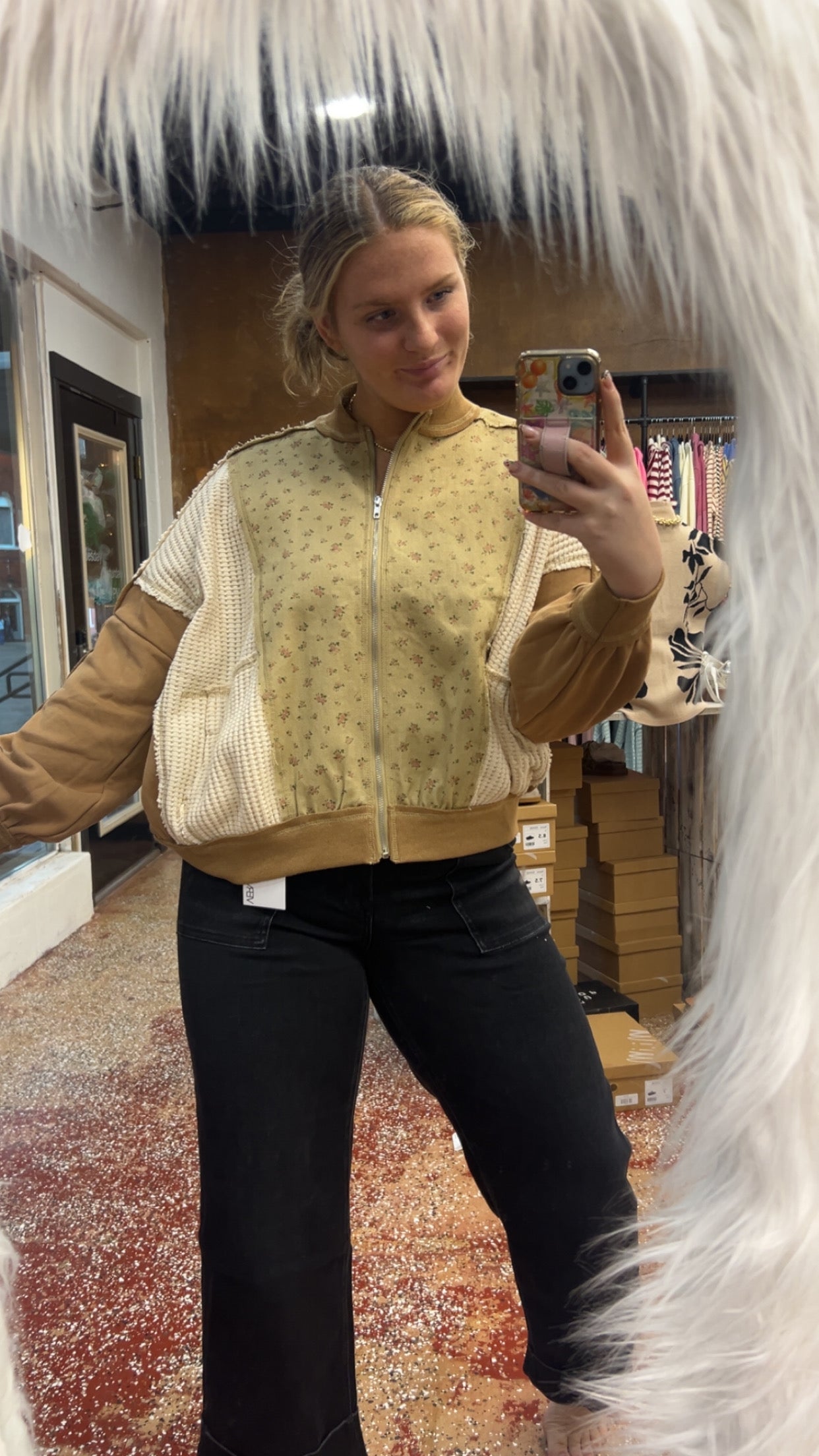 Willa waffle jacket
