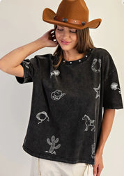 Midnight Rodeo Graphic Tee
