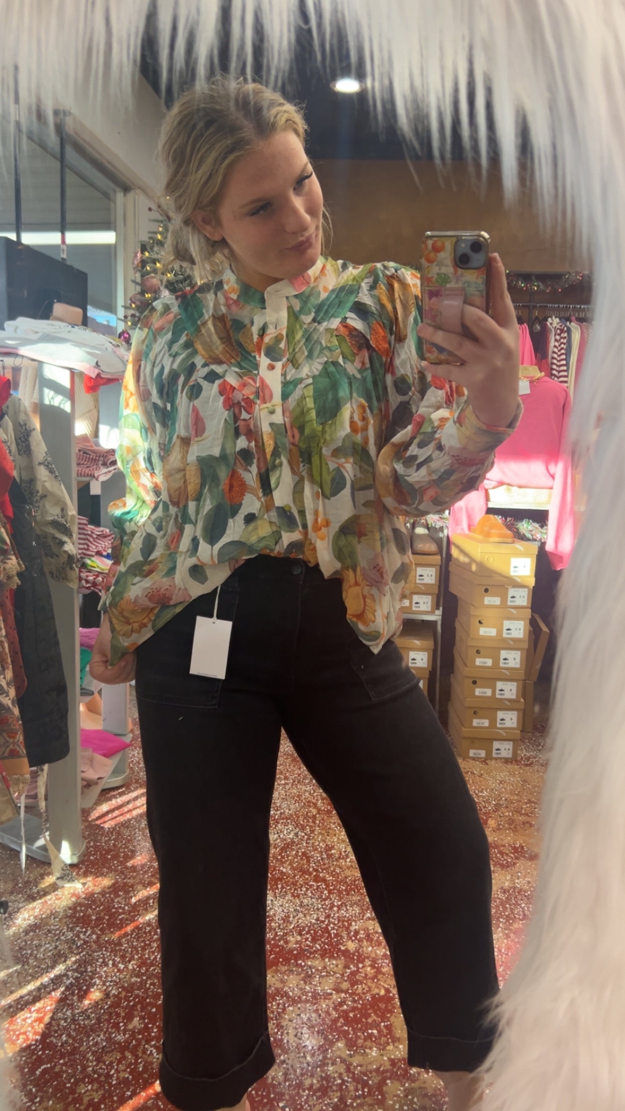 Floral daydream blouse