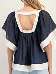 Cape Sleeve Top 🦋