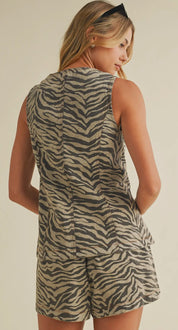 Urban Safari Zebra Print Set