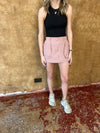 Dusty pink skort