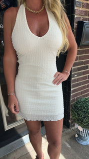 Beach side white dress