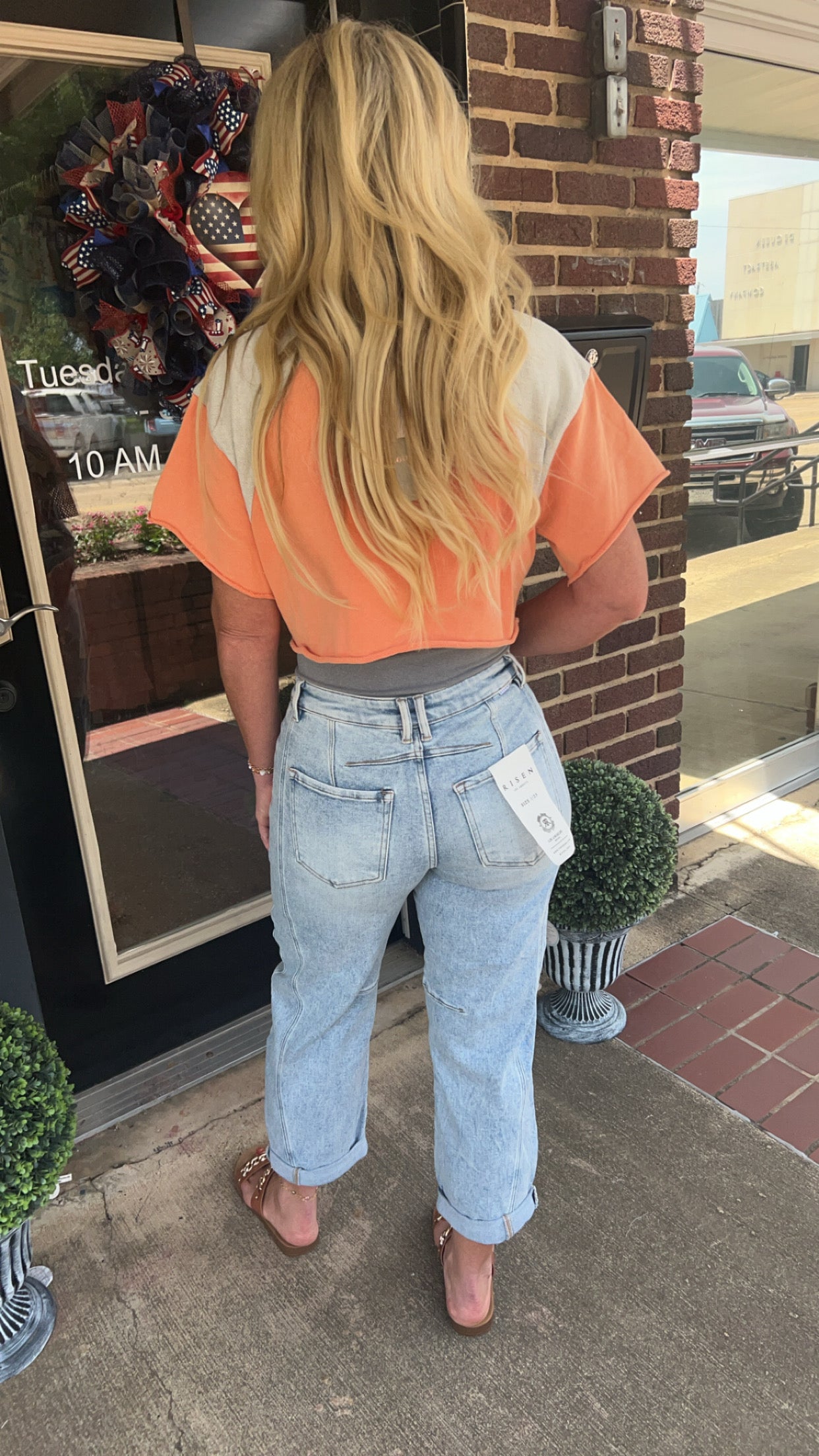 Risen boyfriend barrel jeans