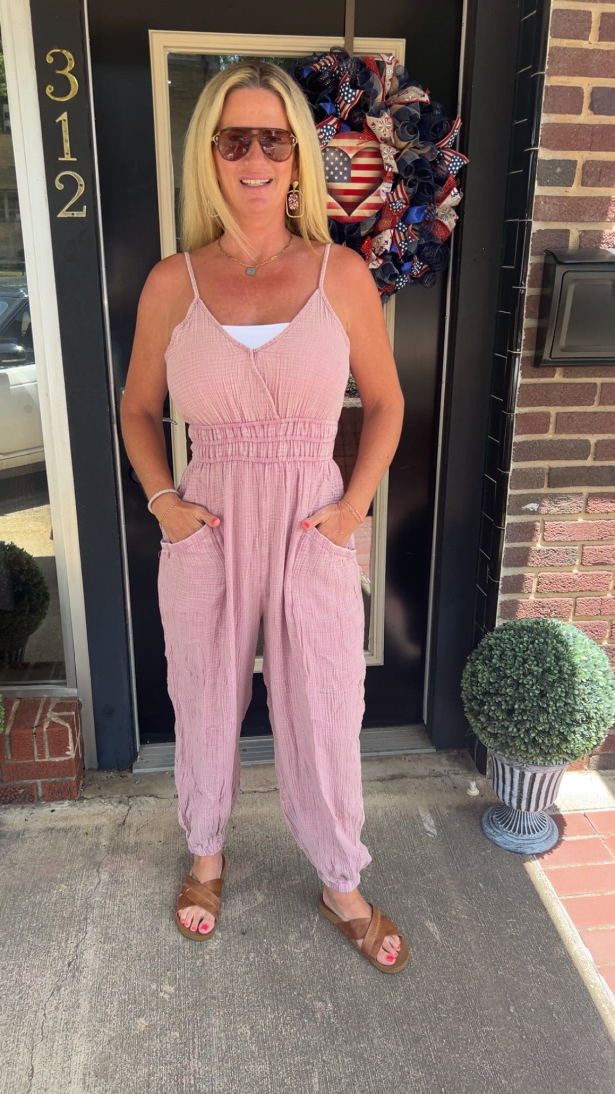Rose breeze jumpsuit