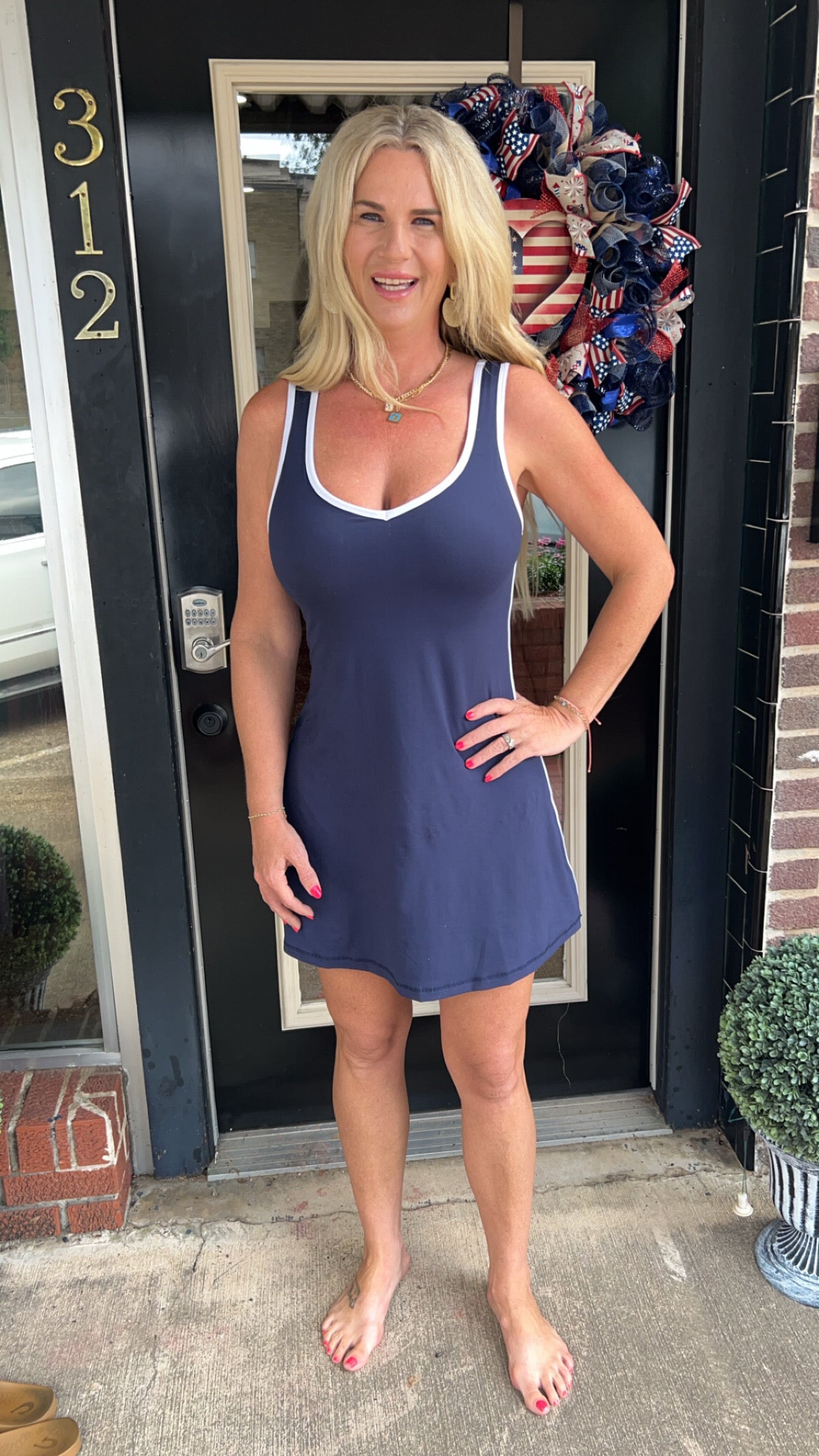 Power play dress