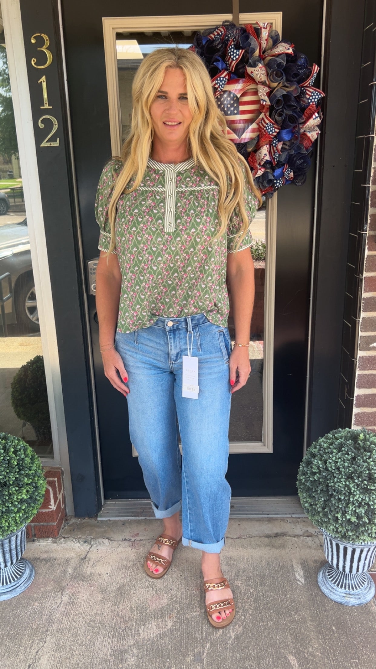 Emerald essence blouse