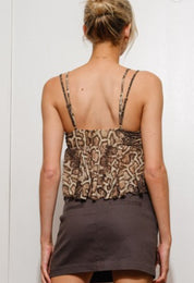 Safari lace cami