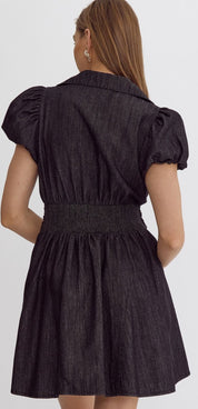 Midnight muse denim dress