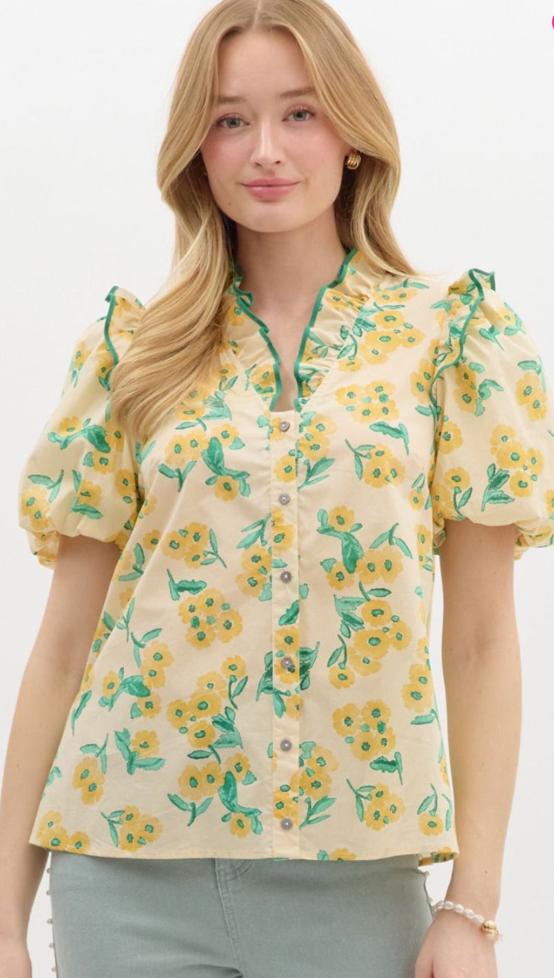 Lemon blossom top