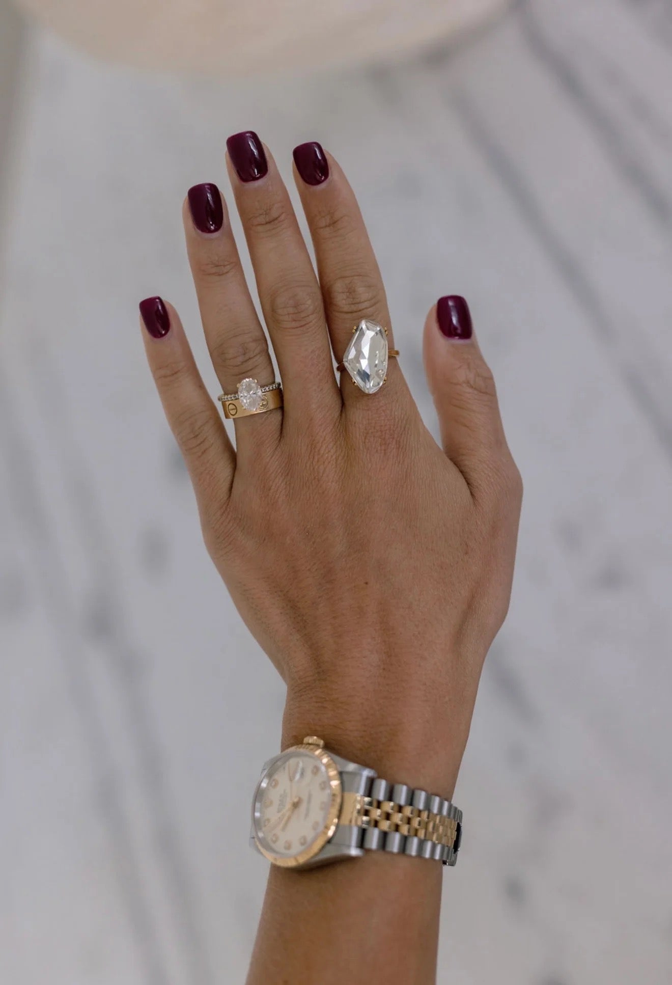 Diamond Dreams Crystal Statement Ring