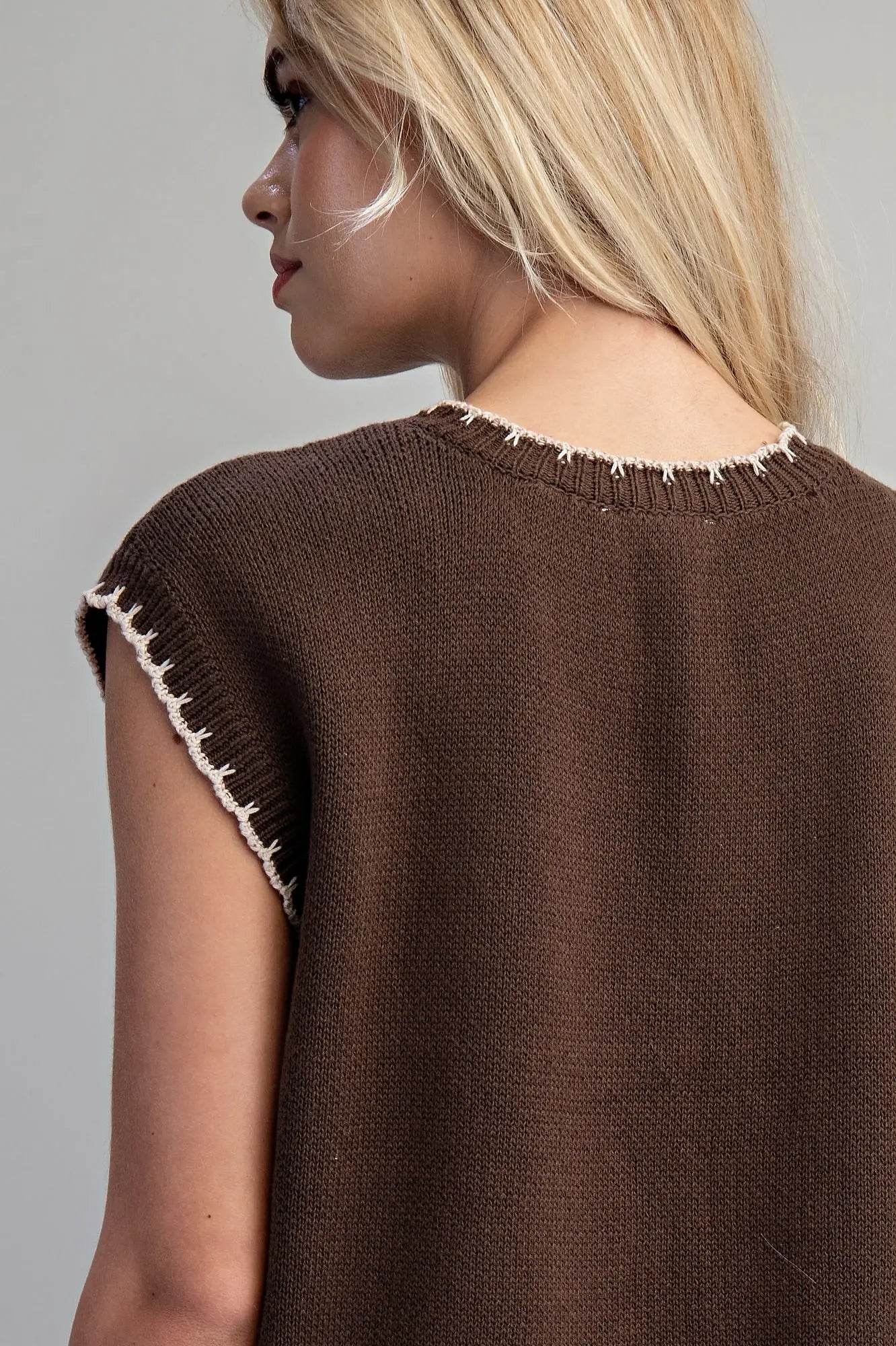 Gone Fishing Knit Sweater Vest
