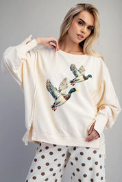 Flying Mallard Oversized Sweatshirt