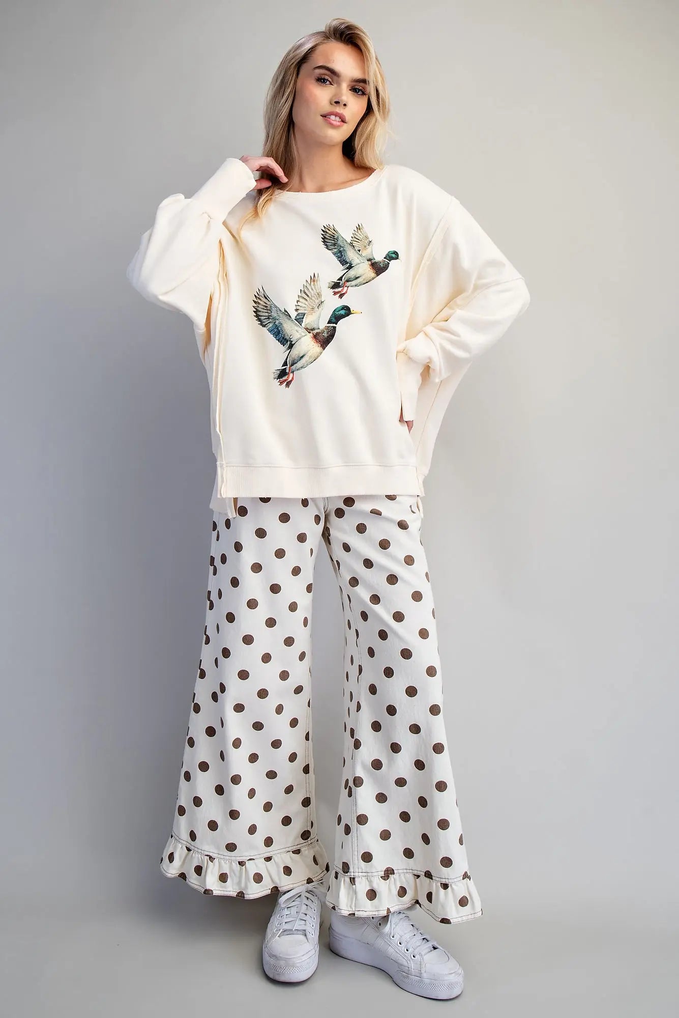 Flying Mallard Oversized Sweatshirt