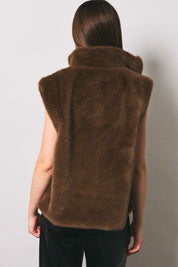 Cocoa Luxe Fur Vest