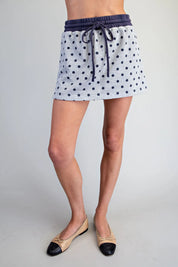 Polka Dot Polo Skort Set