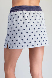 Polka Dot Polo Skort Set