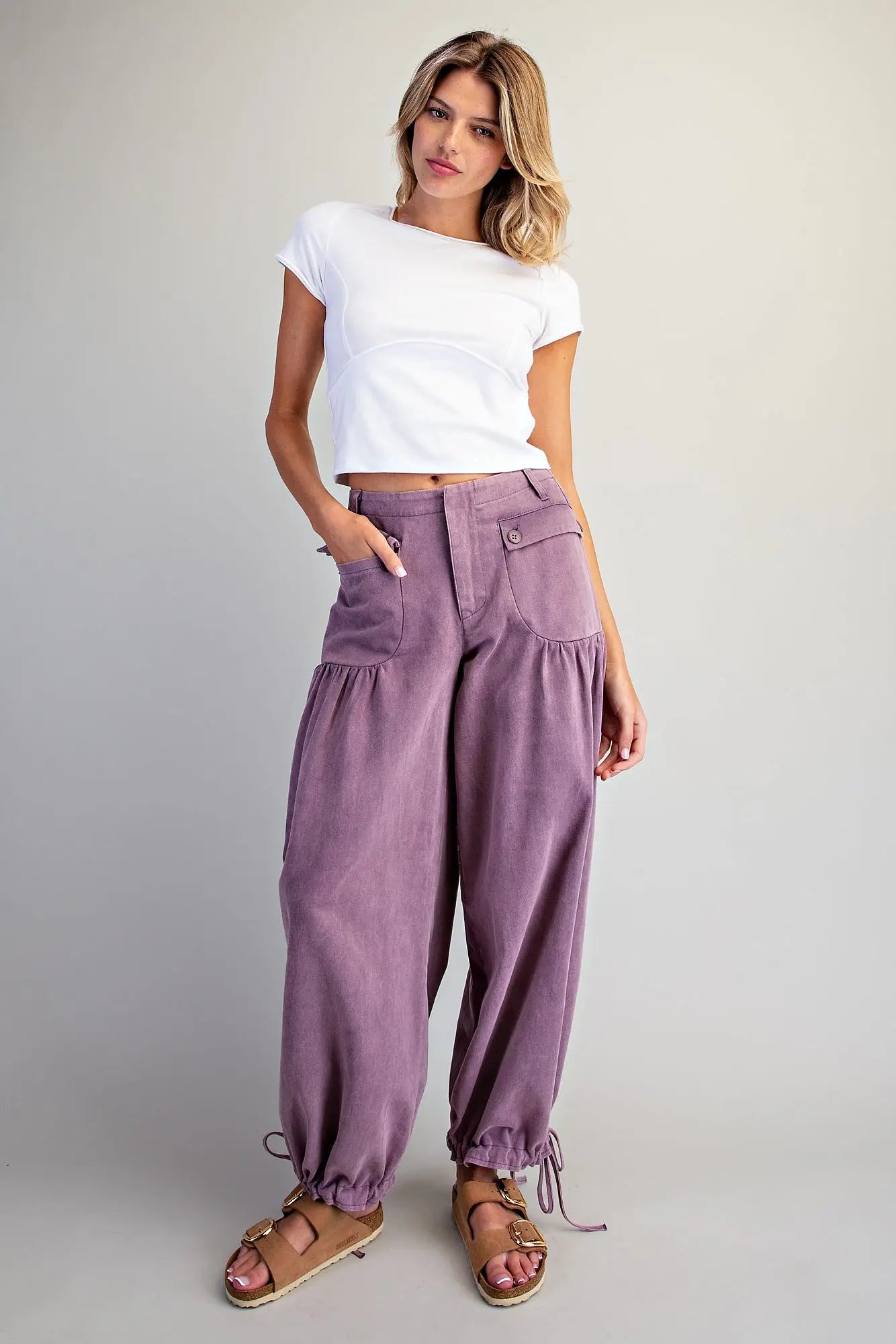Free Spirit Drawstring Utility Pants