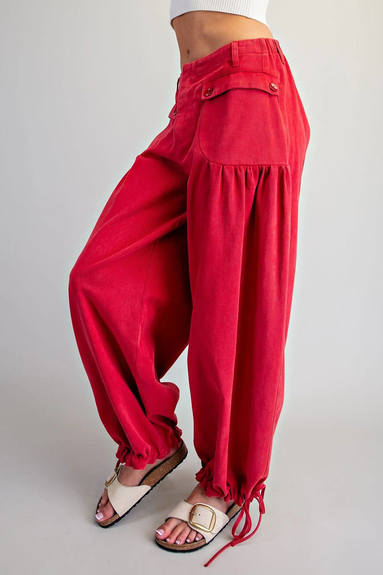 Free Spirit Drawstring Utility Pants